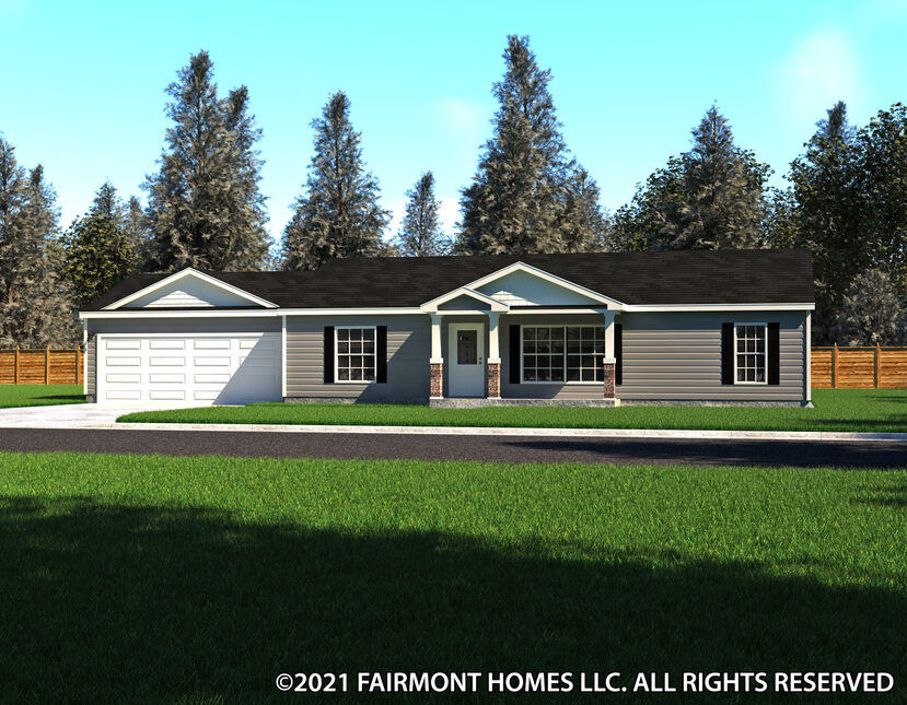 Buckingham 92544K Modular Home from Fairmont Homes, a Cavco Company