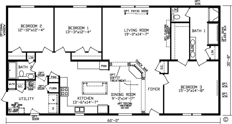 The Reynolds 24029 Manufactured Home from Fairmont Homes, a Cavco Company