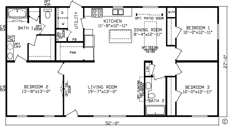 The Portman 24018 Manufactured Home From Fairmont Homes, A Cavco Company