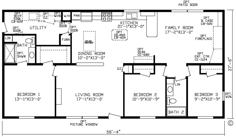 The Riviera 184007 Manufactured Home from Friendship Homes, a Cavco Company