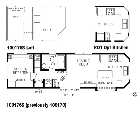 100176S PM Park Model from Fairmont Homes, a Cavco Company