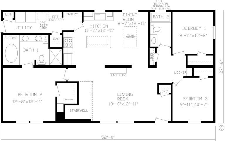 The Franklin Modular 184006M Modular Home from Friendship Homes, a ...