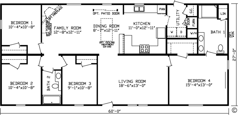 The Leonardo 24025 Manufactured Home from Fairmont Homes, a Cavco Company