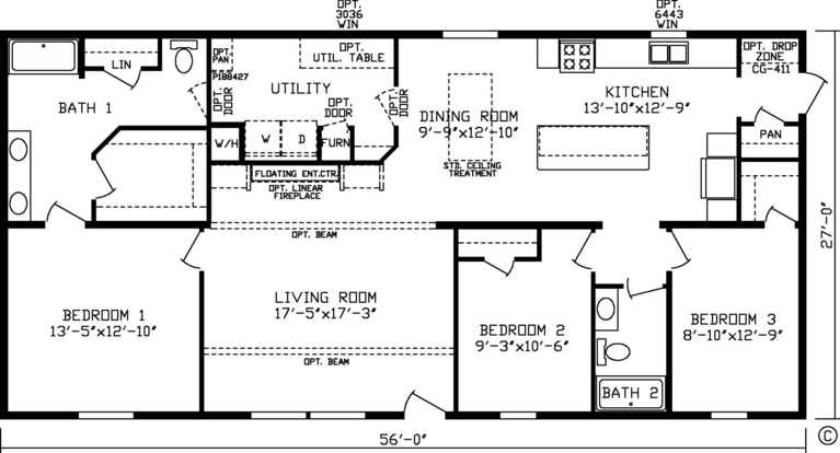 Fairmont Homes D & J Mobile Homes LLP Floor Plans