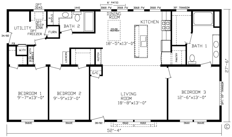 The Telsa 184013 Manufactured Home from Friendship Homes, a Cavco Company