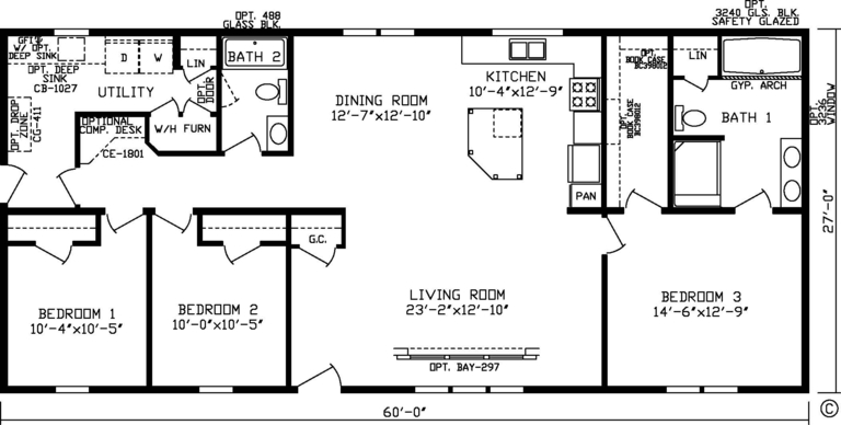 Windsor 92585K Modular Home from Fairmont Homes, a Cavco Company