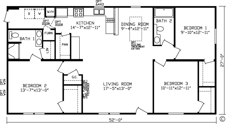 The Wagner 24004 Manufactured Home from Fairmont Homes, a Cavco Company