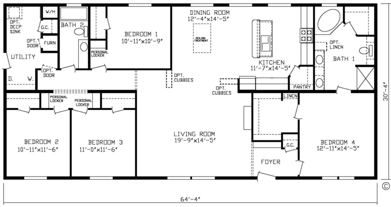 The Danbury 184001 Manufactured Home from Friendship Homes, Billings ...